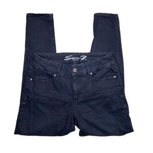 Seven7 Jeans Black High Rise Tummyless Jeans